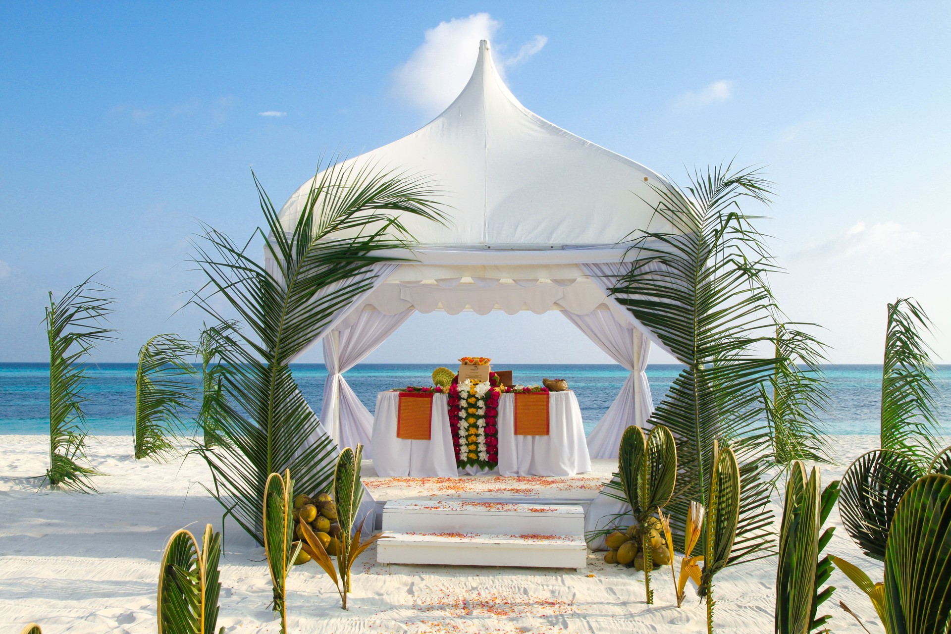 Beach Wedding Pavilion by the Ocean